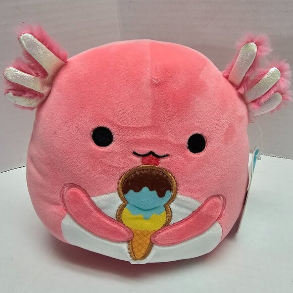 New NWT Squishmallow Archie the Axolotl Plush Stuffed Soft Animal Ice Cream 2021 - Picture 1 of 12